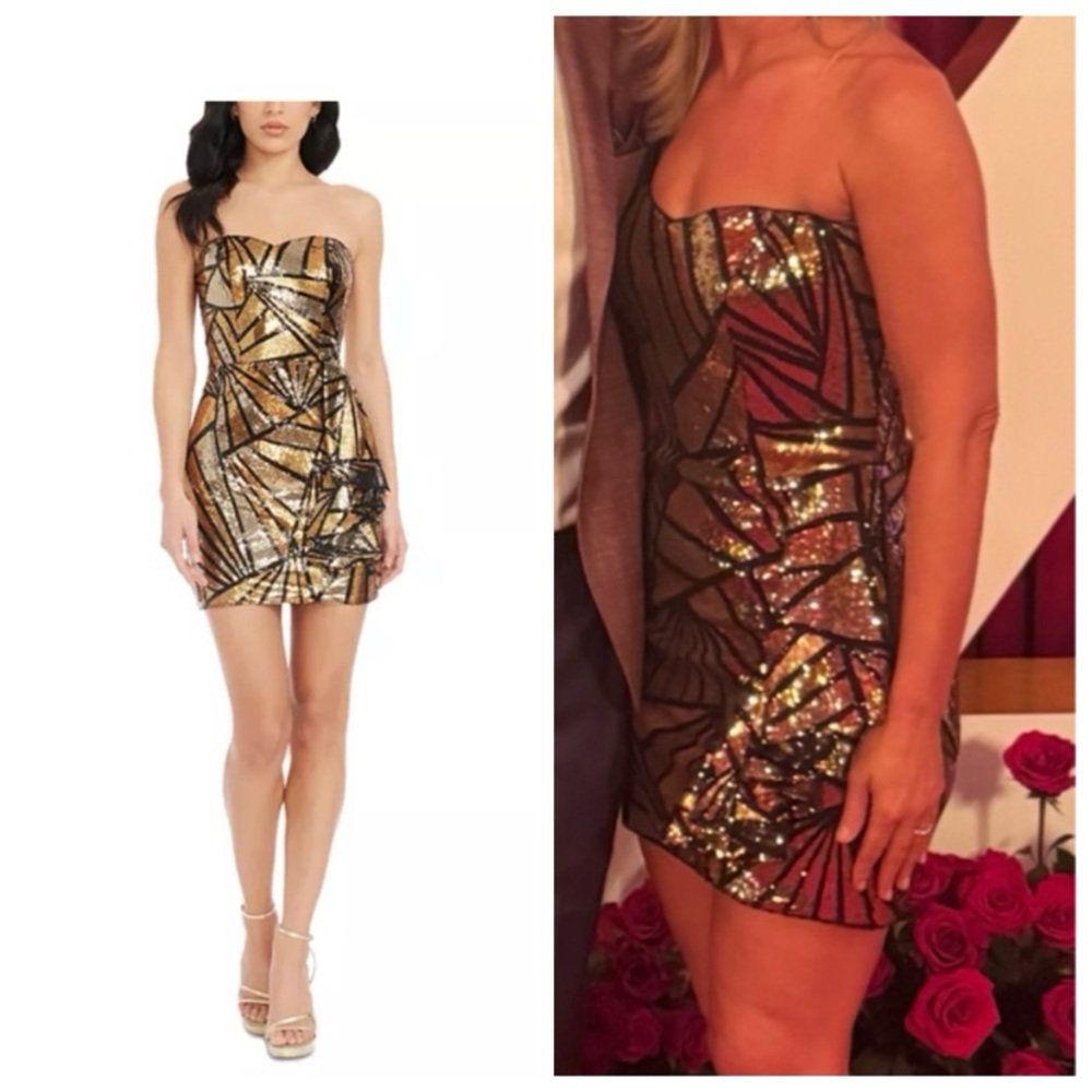 Dress the Population Alaya sequin mini dress